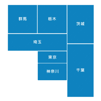 三井アンテナの地デジアンテナ工事対応エリア